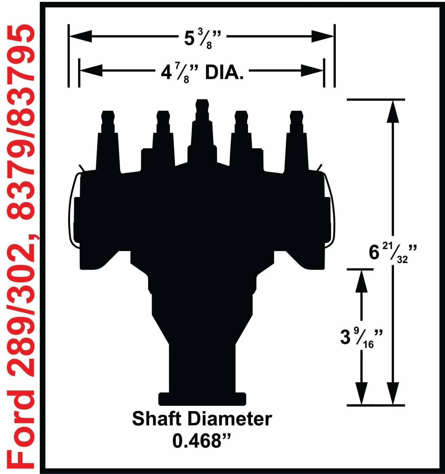 Ford 289 _ 302 Crank Trigger Distributor - 83795